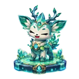 Crysta — crystal grove deer spirit Pet Champion, animated